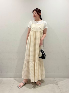 「やや暑い」｜hikariさん（レディース・162cm）の夏コーディネート