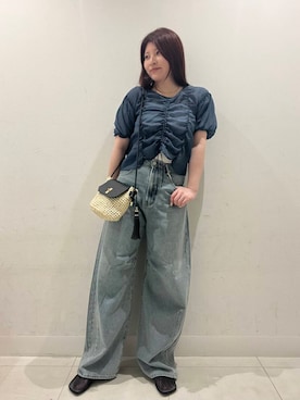 「フェスコーデ」｜「アイテム（パンプス）」を使った、hikariさん（レディース・162cm）の春コーディネート