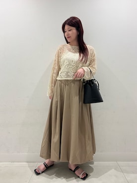 「サンダル×秋アイテム」｜hikariさん（レディース・162cm）の夏コーディネート