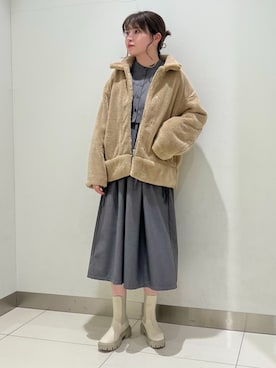 hikariさん(レディース・163cm)の冬コーディネート