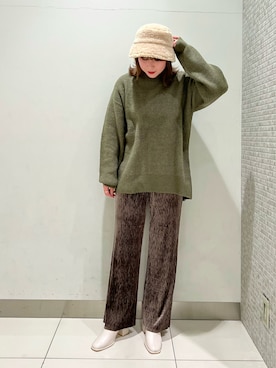 hikariさん（レディース・163cm）の冬コーディネート