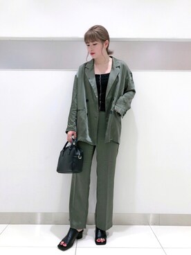 「シンフルコーデ」｜「アイテム（その他アウター）」を使った、hikariさん（レディース・163cm）の夏コーディネート