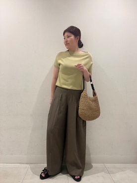「やや暑い」｜hikariさん（レディース・162cm）の夏コーディネート