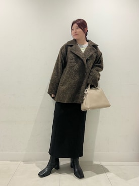 「RODE SKO（ロデスコ）のアイテム」を使った、hikariさん（レディース・162cm）の秋コーディネート