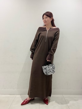 「SENSE OF PLACE by URBAN RESEARCH（センスオブプレイスバイアーバンリサーチ）のアイテム（パンプス）」を使った、hikariさん（レディース・162cm）の秋コーディネート