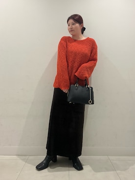 「RODE SKO（ロデスコ）のアイテム」を使った、hikariさん（レディース・162cm）の秋コーディネート