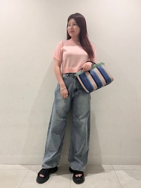 「やや暑い」｜hikariさん（レディース・162cm）の夏コーディネート