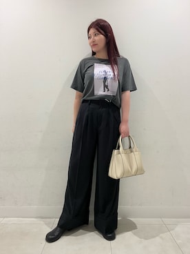 「アイテム（スリッポン）」を使った、hikariさん（レディース・162cm）の夏コーディネート