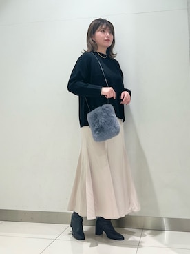 hikariさん（レディース・163cm）の冬コーディネート