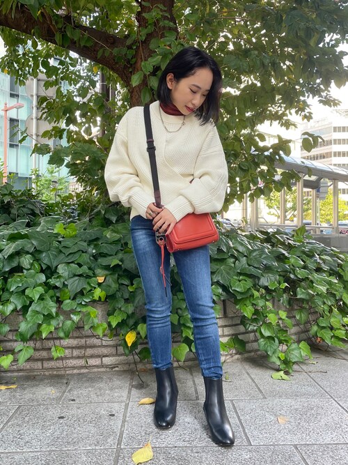 セール】レディース ニット トップス ドロップショルダー