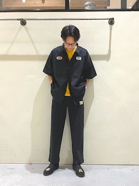 「niko and...（ニコアンド）のアイテム（スリッポン）」を使った、Ko-sukeさん（メンズ・173cm）の夏コーディネート