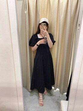 「NUN（エヌユーエヌ）のアイテム」を使った、みどりさん（レディース・160cm）の夏コーディネート