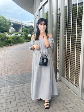 「one after another NICE CLAUP（ワンアフターアナザーナイスクラップ）のアイテム（その他シューズ）」を使った、noaさん（レディース・153cm）の春コーディネート