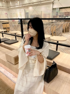 「春服デビュー宣言」｜「アイテム（ノーカラージャケット）」を使った、noaさん（レディース・153cm）の春コーディネート