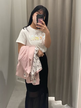 「Seemi. byNICECLAUP（ シーミーバイナイスクラップ）のアイテム（テーラードジャケット）」を使った、noaさん（レディース・153cm）の春コーディネート