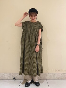 ワンピース ドレスを使った マスタード の人気ファッションコーディネート Wear