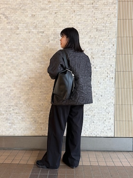 「アイテム（チャーム）」を使った、わたさんさん（レディース・167cm）の秋コーディネート