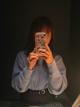 「アイテム（スラックス）」を使った、inamenai1226さん（レディース・158cm）の秋コーディネート