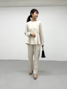 「アイテム（セットアップ）」を使った、rlvv37さん（レディース・163cm）の冬コーディネート