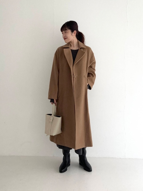 セール】ヤク混サイドスリット畦ニットワンピース（ワンピース