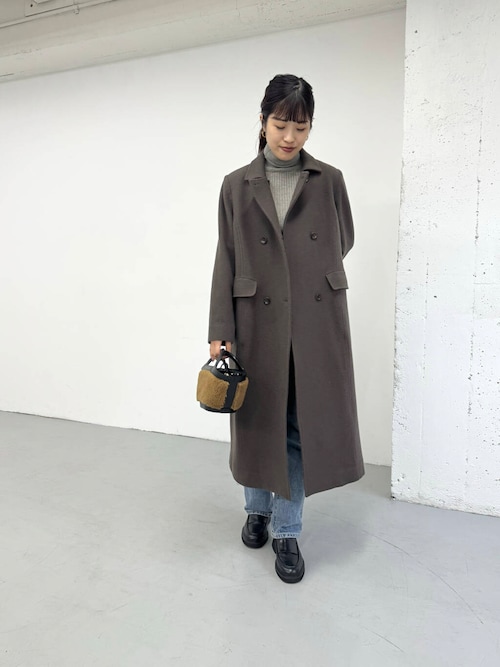 セール】F by ROSSO モッサダブルロングコート（その他アウター