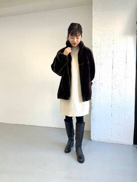 「URBAN RESEARCH ROSSO WOMEN（アーバンリサーチ　ロッソ）のアイテム（ブルゾン）」を使った、rlvv37さん（レディース・163cm）の秋コーディネート