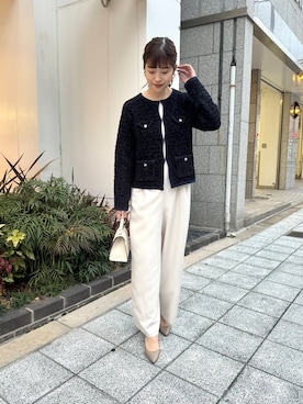 「アイテム（セットアップ）」を使った、rlvv37さん（レディース・163cm）の冬コーディネート