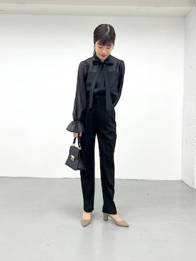 「アイテム（セットアップ）」を使った、rlvv37さん（レディース・163cm）の冬コーディネート