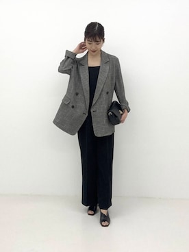 「アイテム（パンツドレス）」を使った、rlvv37さん（レディース・163cm）の冬コーディネート