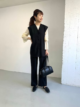 F by ROSSO ストレッチレースボディスーツを使った人気ファッション