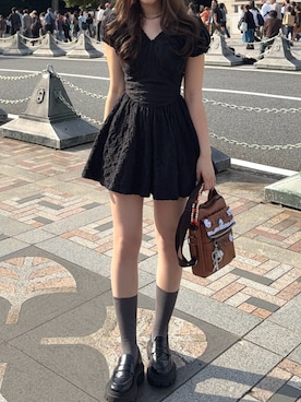 「H&M（エイチ・アンド・エム）のアイテム（シューズ）」を使った、ゆうりさん（レディース・163cm）の春コーディネート