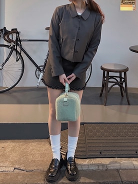 「Bibiy.（ビビィ）のアイテム」を使った、ゆうりさん（レディース・163cm）の冬コーディネート