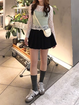 「lilful（リルフル）のアイテム」を使った、ゆうりさん（レディース・163cm）の春コーディネート