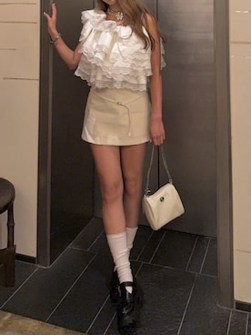 「Bibiy.（ビビィ）のアイテム」を使った、ゆうりさん（レディース・163cm）の夏コーディネート
