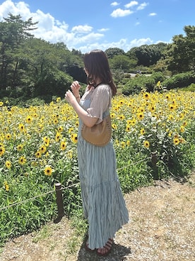 「UNE MANSION（ユヌマンション）のアイテム（シューズ）」を使った、fufu38さん（レディース・167cm）の夏コーディネート