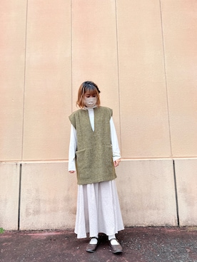 ゆま🌻さん（レディース・155cm）の秋コーディネート