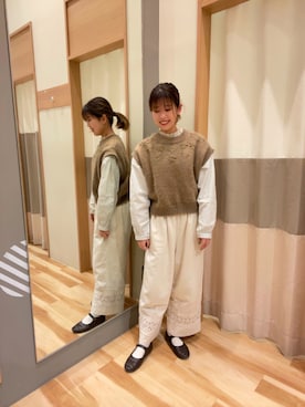 ゆま🌻さん（レディース・155cm）の冬コーディネート