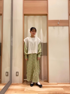 ゆま🌻さん（レディース・155cm）の春コーディネート