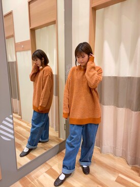 ゆま🌻さん（レディース・155cm）の秋コーディネート