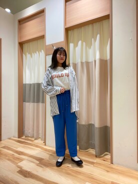 ゆま🌻さん（レディース・155cm）の春コーディネート