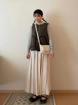 ゆま🌻さん（レディース・155cm）の春コーディネート