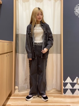 ゆま🌻さん（レディース・155cm）の春コーディネート