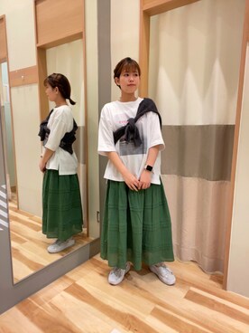 ゆま🌻さん（レディース・153cm）の春コーディネート