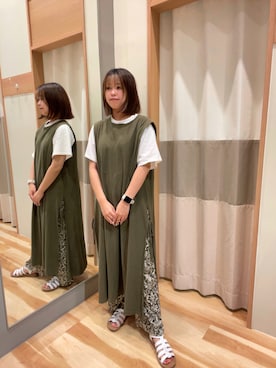 ゆま🌻さん（レディース・155cm）の夏コーディネート