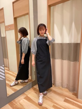 ゆま🌻さん（レディース・155cm）の夏コーディネート