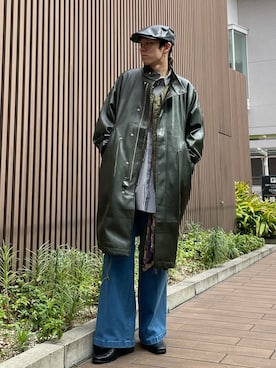 「tk.TAKEO KIKUCHI（ティーケータケオキクチ）のアイテム（モッズコート）」を使った、ko-taさん（メンズ・176cm）の秋コーディネート