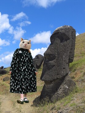 「シンプル」｜「アイテム（ベースメイク）」を使った、🐣さん（レディース・150cm）の春コーディネート