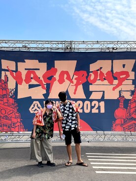 「音樂祭」｜嘎嘎(づ｡◕‿‿◕｡)づさん（レディース・163cm）の冬コーディネート