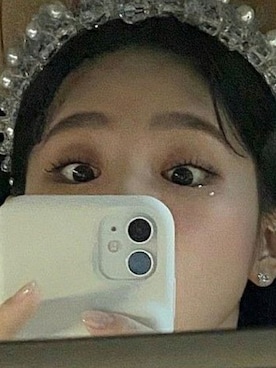 「アイテム（カチューシャ、シルバー系）」を使った、.°ʚ 𝐦𝐨𝐦𝐨 ɞ°.さん（レディース・155cm）の春コーディネート