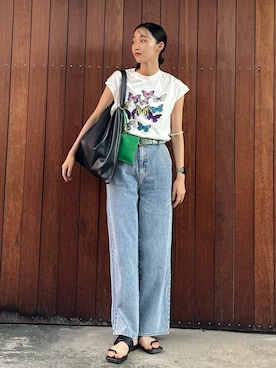 清水こづえさん（レディース・165cm）の夏コーディネート